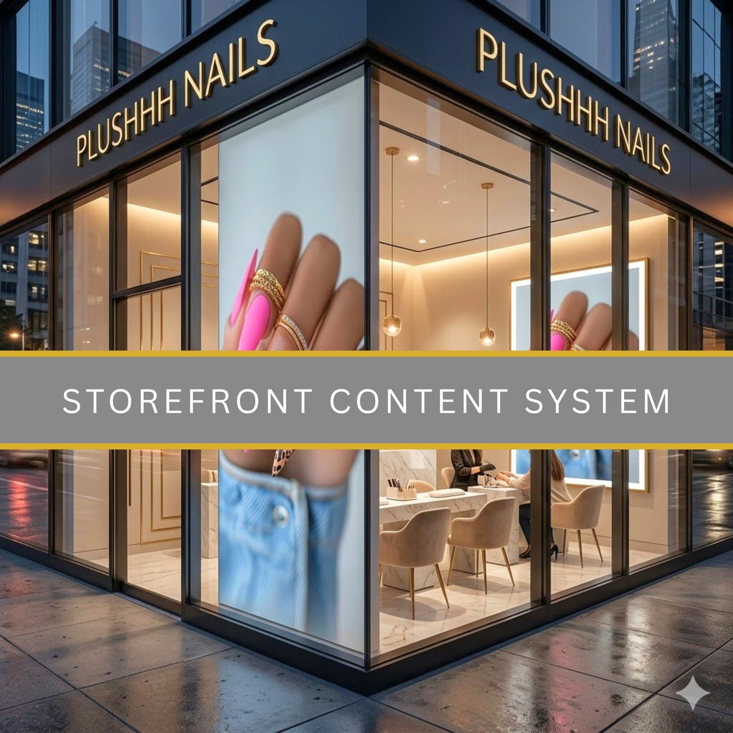 STOREFRONT CONTENT ENHANCEMENT SYSTEM