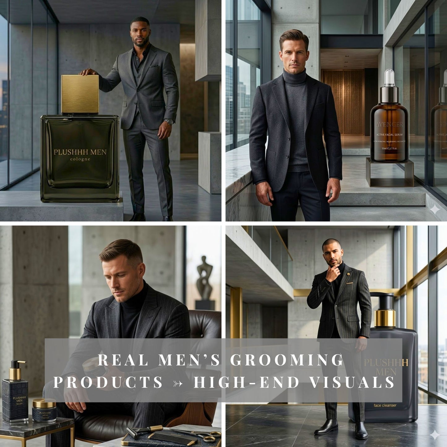 Luxury Men’s Grooming Content Enhancement System