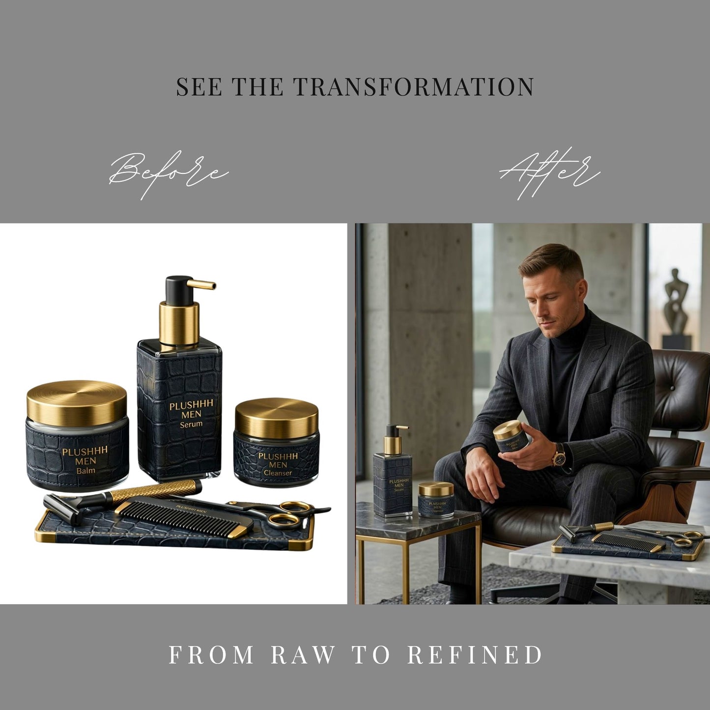 Luxury Men’s Grooming Content Enhancement System