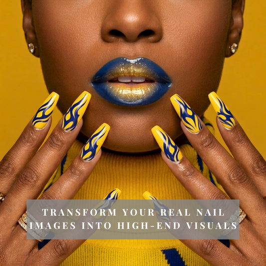 Press-On Nail Content Enhancement System