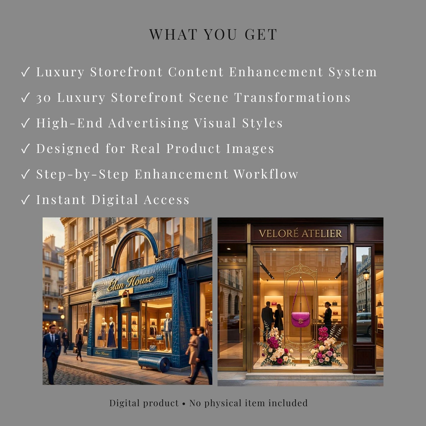 Luxury Storefront Content Enhancement System